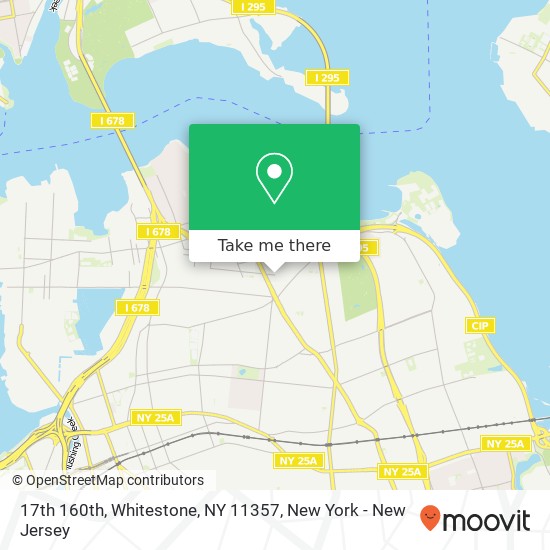Mapa de 17th 160th, Whitestone, NY 11357