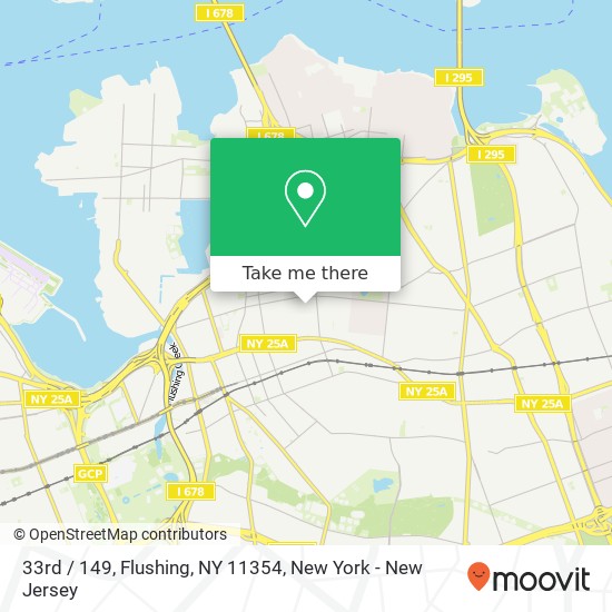 33rd / 149, Flushing, NY 11354 map