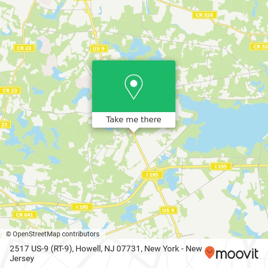 2517 US-9 (RT-9), Howell, NJ 07731 map