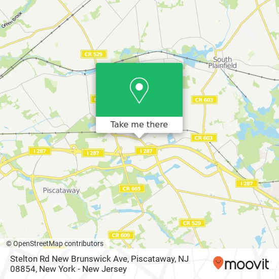 Stelton Rd New Brunswick Ave, Piscataway, NJ 08854 map