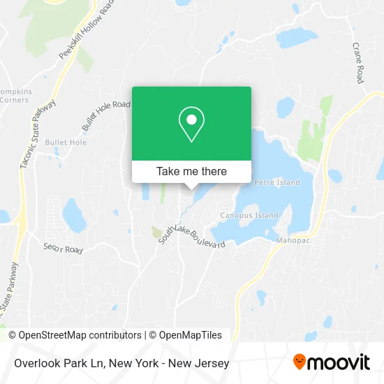 Overlook Park Ln map
