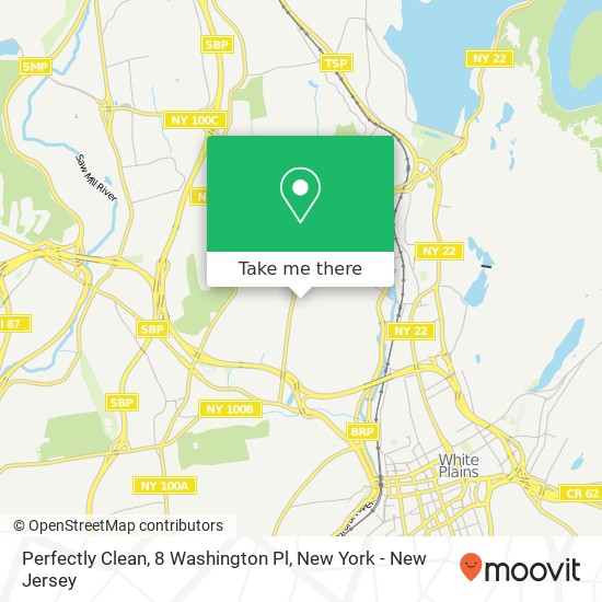 Mapa de Perfectly Clean, 8 Washington Pl