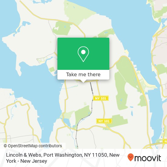 Mapa de Lincoln & Webs, Port Washington, NY 11050