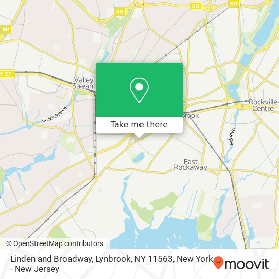 Linden and Broadway, Lynbrook, NY 11563 map