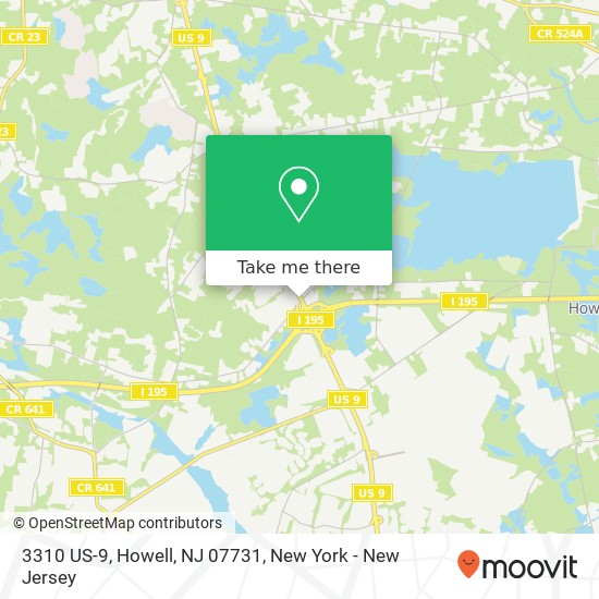 3310 US-9, Howell, NJ 07731 map