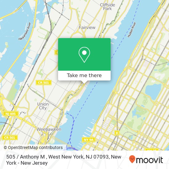 505 / Anthony M , West New York, NJ 07093 map