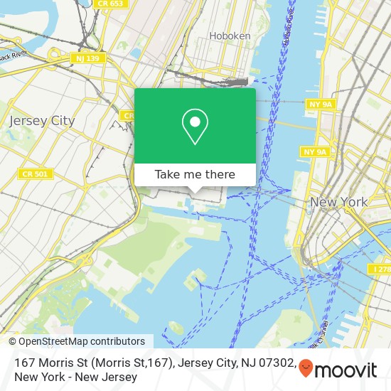 167 Morris St (Morris St,167), Jersey City, NJ 07302 map