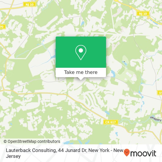 Mapa de Lauterback Consulting, 44 Junard Dr