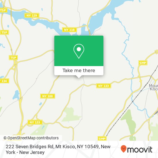 222 Seven Bridges Rd, Mt Kisco, NY 10549 map
