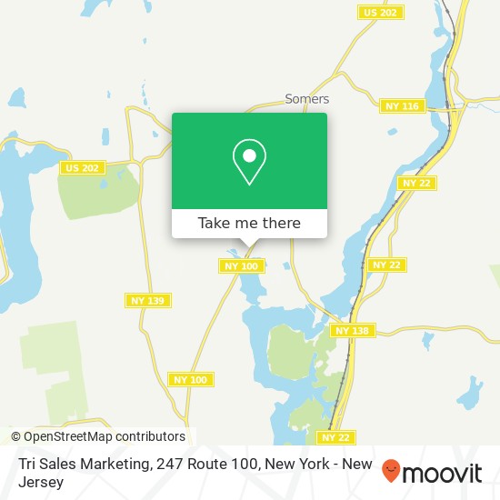 Tri Sales Marketing, 247 Route 100 map