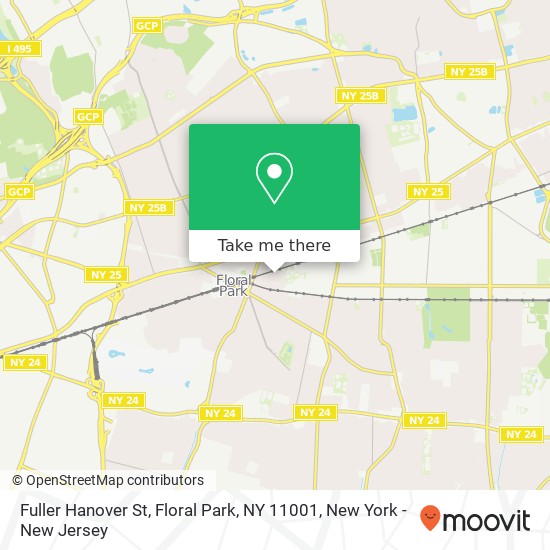 Mapa de Fuller Hanover St, Floral Park, NY 11001
