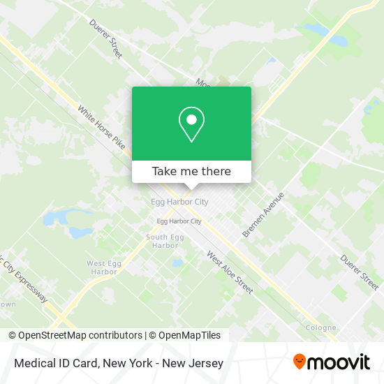 Medical ID Card map