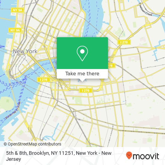 5th & 8th, Brooklyn, NY 11251 map