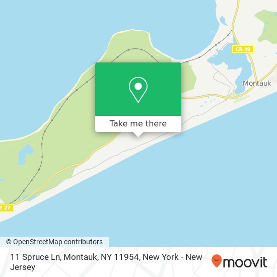 11 Spruce Ln, Montauk, NY 11954 map