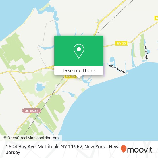 Mapa de 1504 Bay Ave, Mattituck, NY 11952