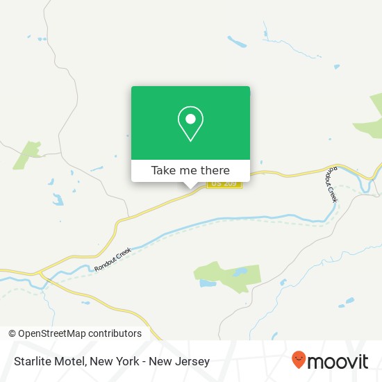 Mapa de Starlite Motel, 5938 Route 209