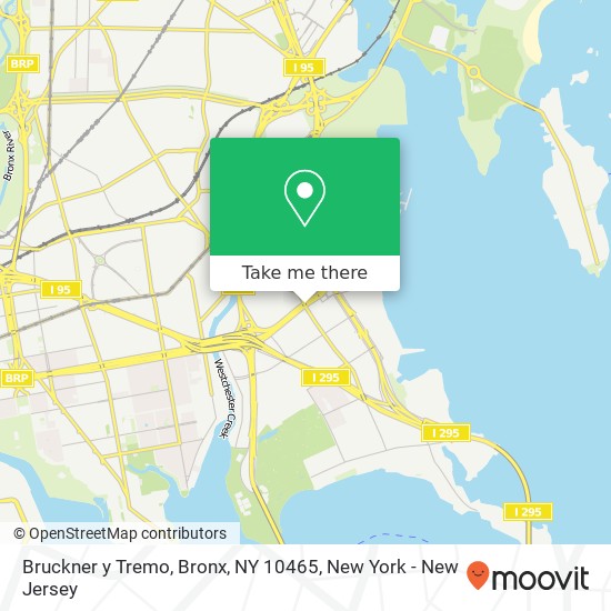 Mapa de Bruckner y Tremo, Bronx, NY 10465