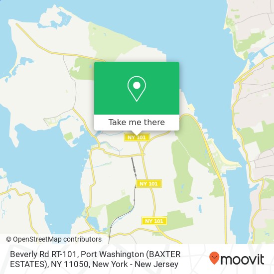 Beverly Rd RT-101, Port Washington (BAXTER ESTATES), NY 11050 map