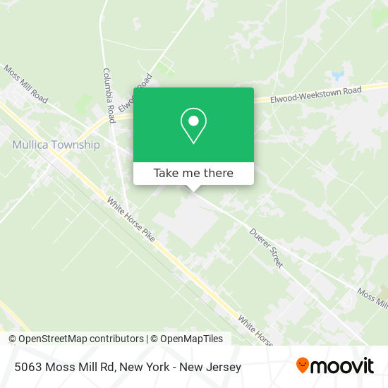 Mapa de 5063 Moss Mill Rd