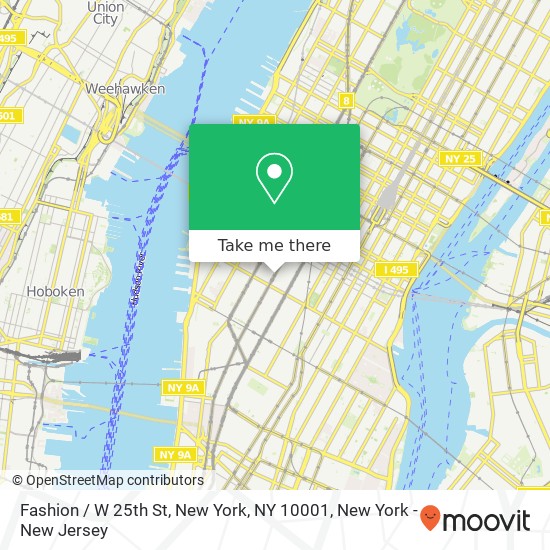 Mapa de Fashion / W 25th St, New York, NY 10001