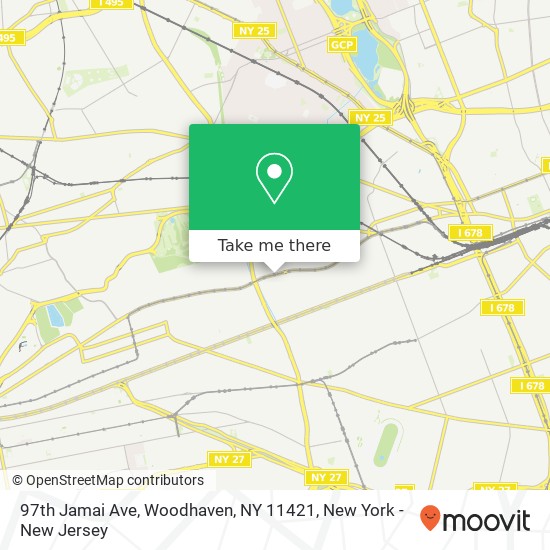 97th Jamai Ave, Woodhaven, NY 11421 map