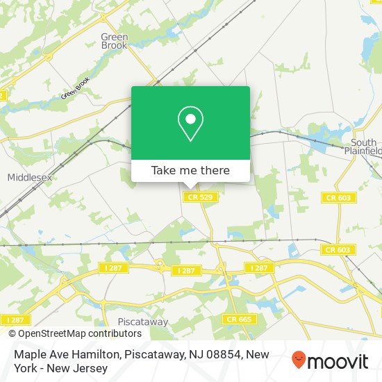 Maple Ave Hamilton, Piscataway, NJ 08854 map