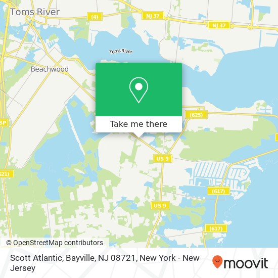 Scott Atlantic, Bayville, NJ 08721 map