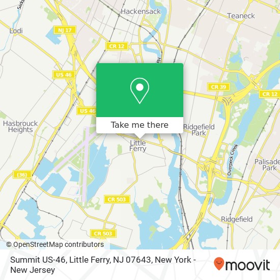 Summit US-46, Little Ferry, NJ 07643 map