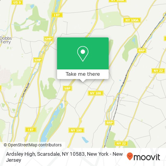 Ardsley High, Scarsdale, NY 10583 map