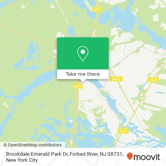 Brookdale Emerald Park Dr, Forked River, NJ 08731 map