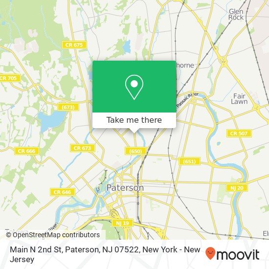 Main N 2nd St, Paterson, NJ 07522 map