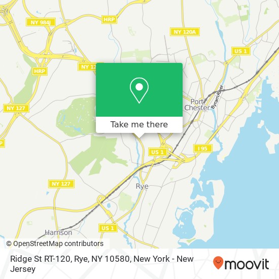 Mapa de Ridge St RT-120, Rye, NY 10580