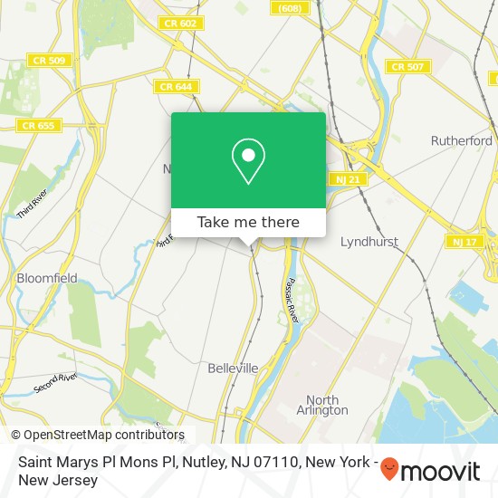 Saint Marys Pl Mons Pl, Nutley, NJ 07110 map
