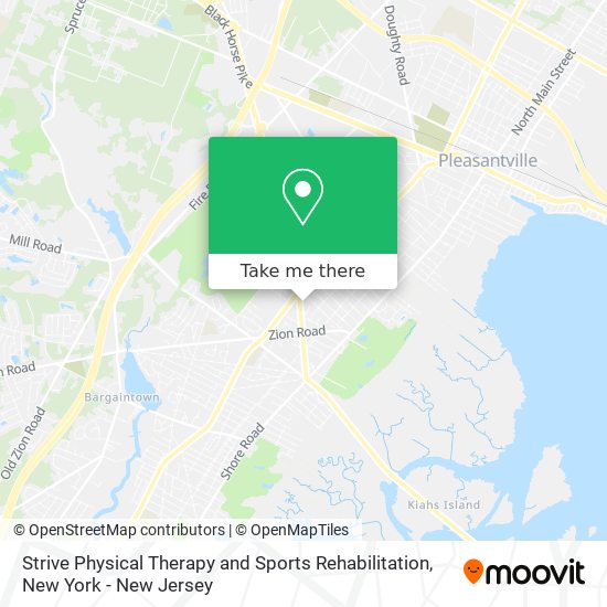Strive Physical Therapy and Sports Rehabilitation map