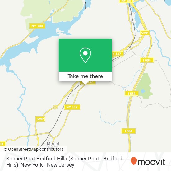 Soccer Post Bedford Hills map