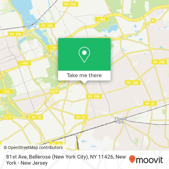 81st Ave, Bellerose (New York City), NY 11426 map