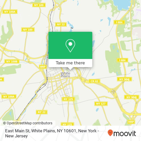 Mapa de East Main St, White Plains, NY 10601