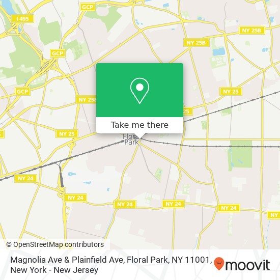 Magnolia Ave & Plainfield Ave, Floral Park, NY 11001 map