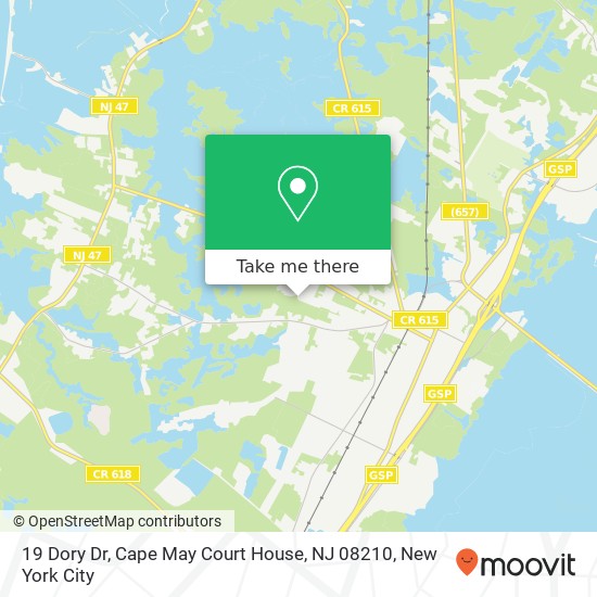 19 Dory Dr, Cape May Court House, NJ 08210 map