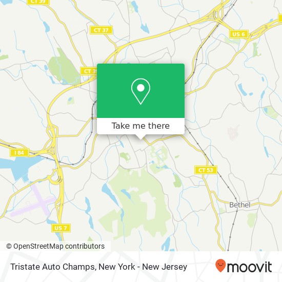 Mapa de Tristate Auto Champs