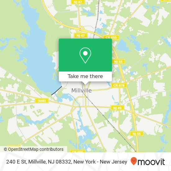 240 E St, Millville, NJ 08332 map