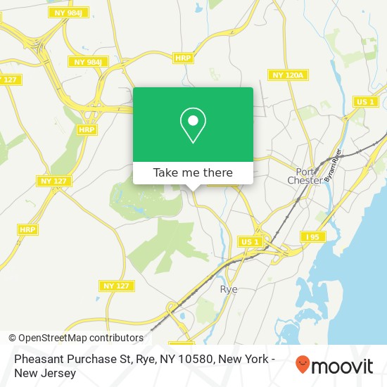 Mapa de Pheasant Purchase St, Rye, NY 10580