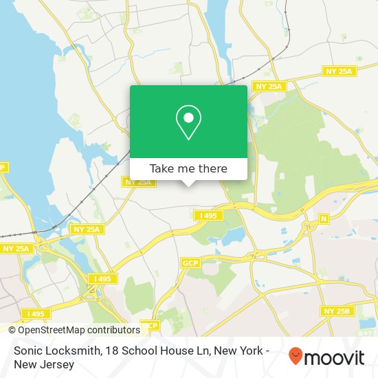 Mapa de Sonic Locksmith, 18 School House Ln