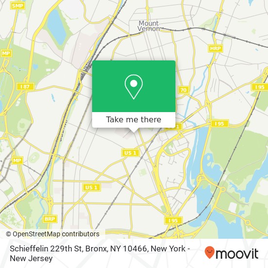 Mapa de Schieffelin 229th St, Bronx, NY 10466
