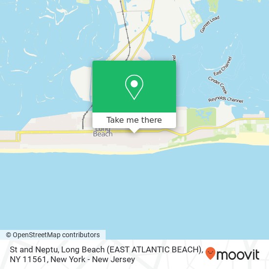 St and Neptu, Long Beach (EAST ATLANTIC BEACH), NY 11561 map