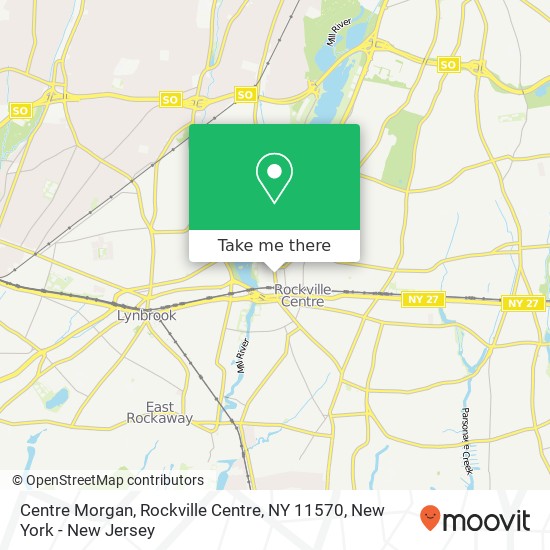 Mapa de Centre Morgan, Rockville Centre, NY 11570