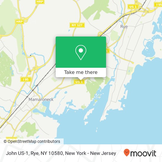 Mapa de John US-1, Rye, NY 10580