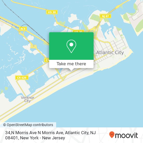 34,N Morris Ave N Morris Ave, Atlantic City, NJ 08401 map