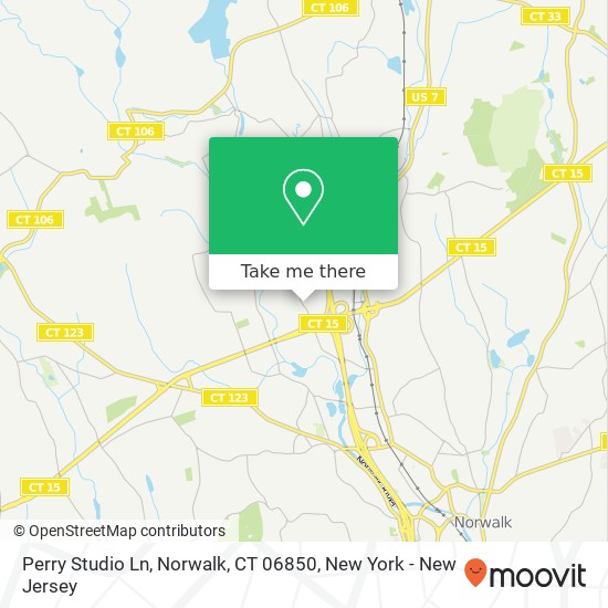 Perry Studio Ln, Norwalk, CT 06850 map