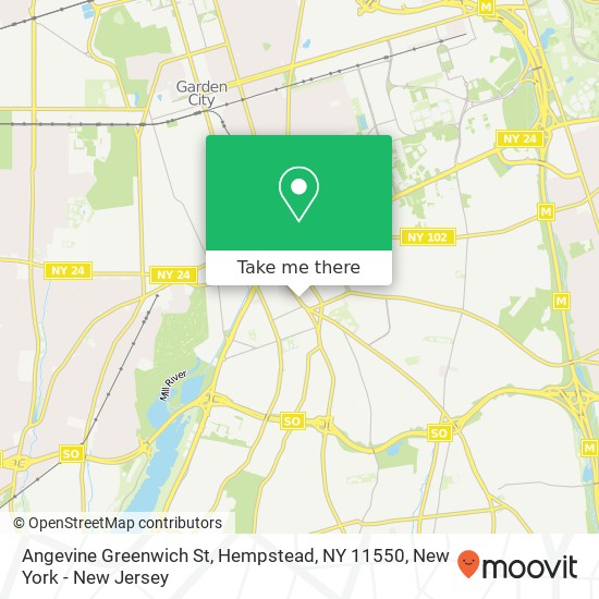 Angevine Greenwich St, Hempstead, NY 11550 map